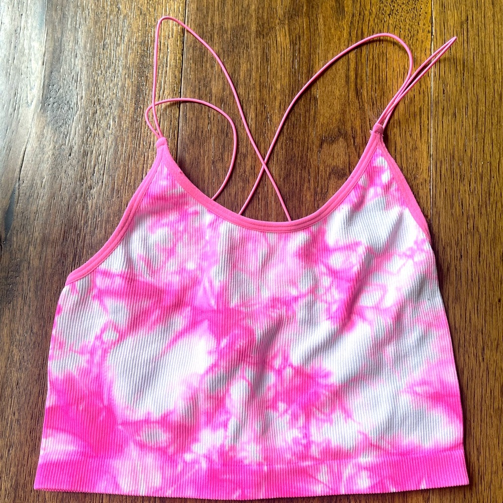 Tie Dye strappy seamless tank
